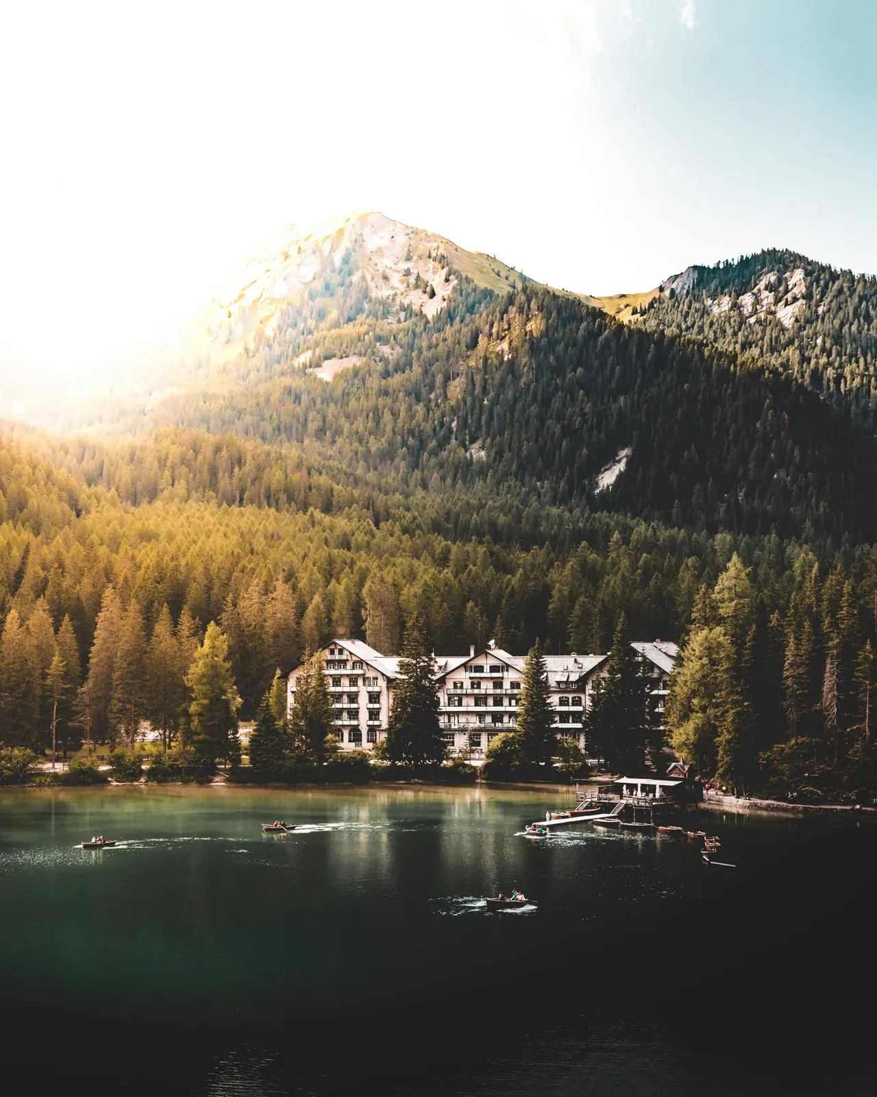Alpine spa mountain holiday