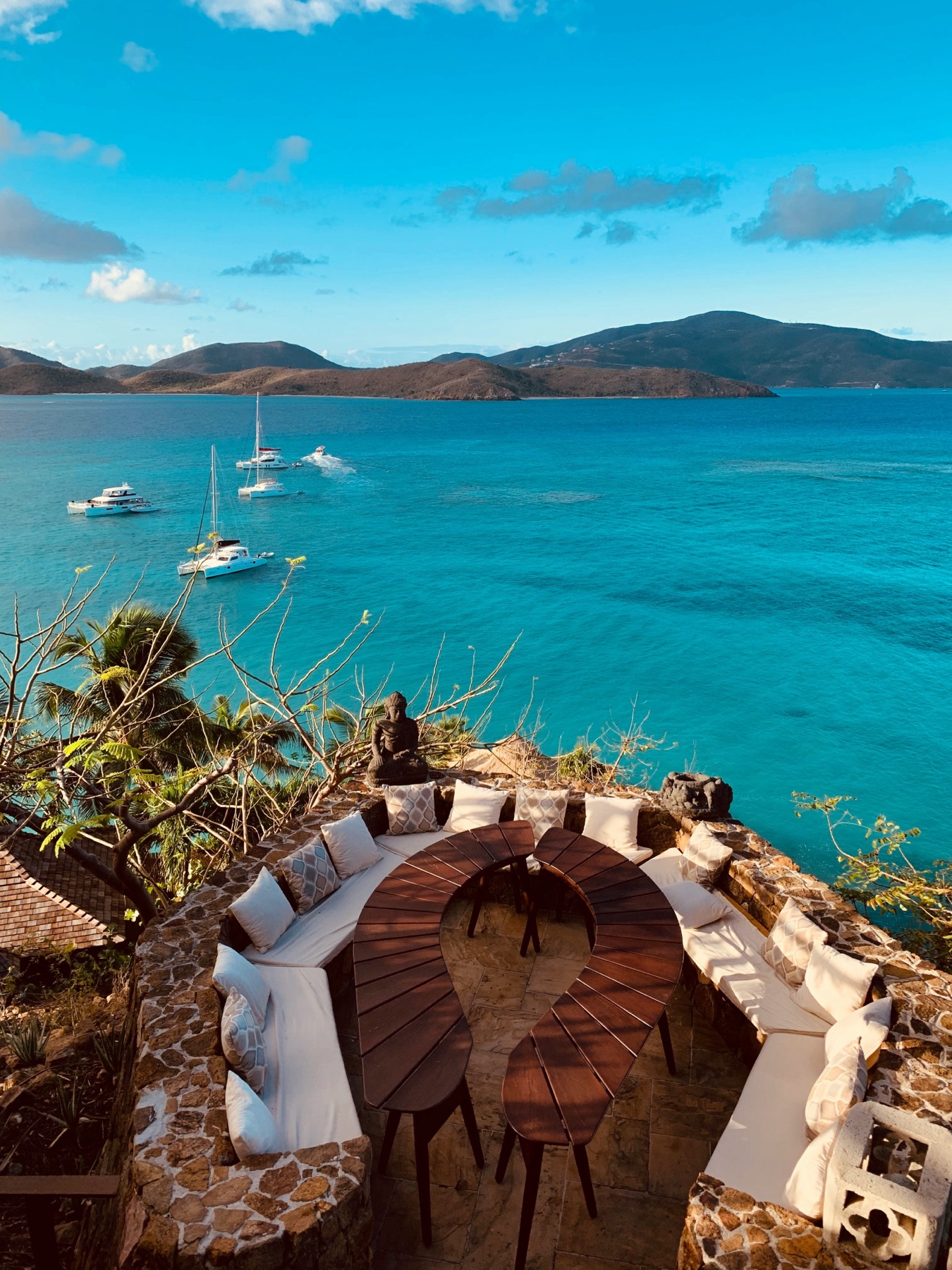 Necker Island in the British Virgin Islands, a genuine single-resort private island
