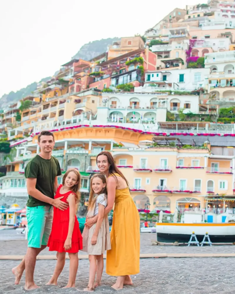 Family holiday on the Amalfi Coast, Italy