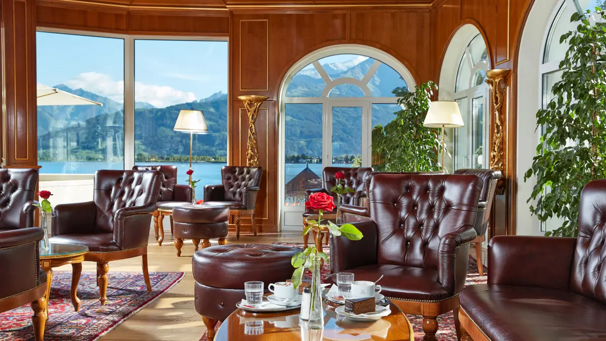 Grand Hotel Zell am See elegant lounge interior