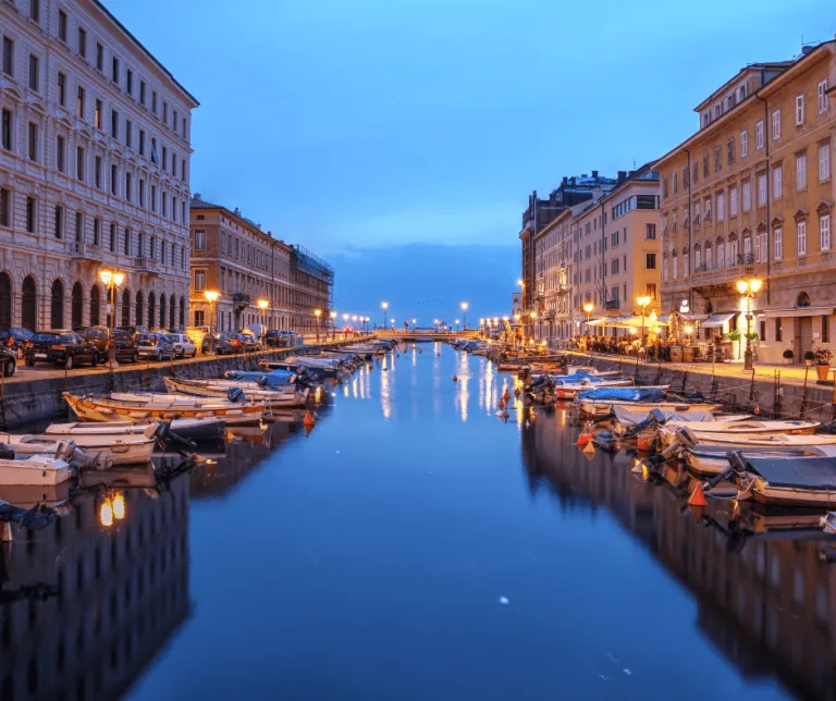 Trieste, Italy - elegant Austro-Hungarian port city on the Adriatic