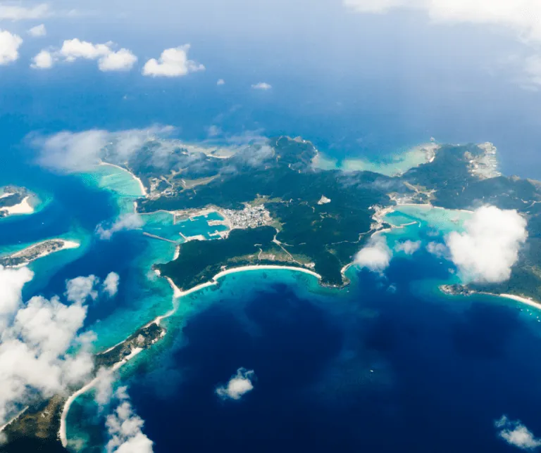 Naha, Okinawa, Japan - subtropical island with ancient Ryukyu culture