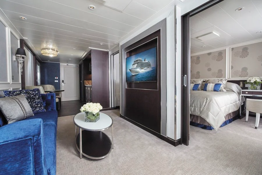 Penthouse suite on Regent Seven Seas cruise ship