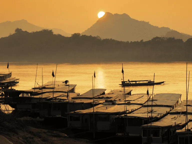 River cruise on the Mekong River in Vietnam and Cambodia