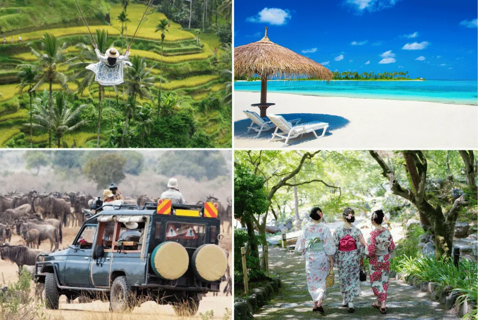 The 4 types of holidays - which one suits you?