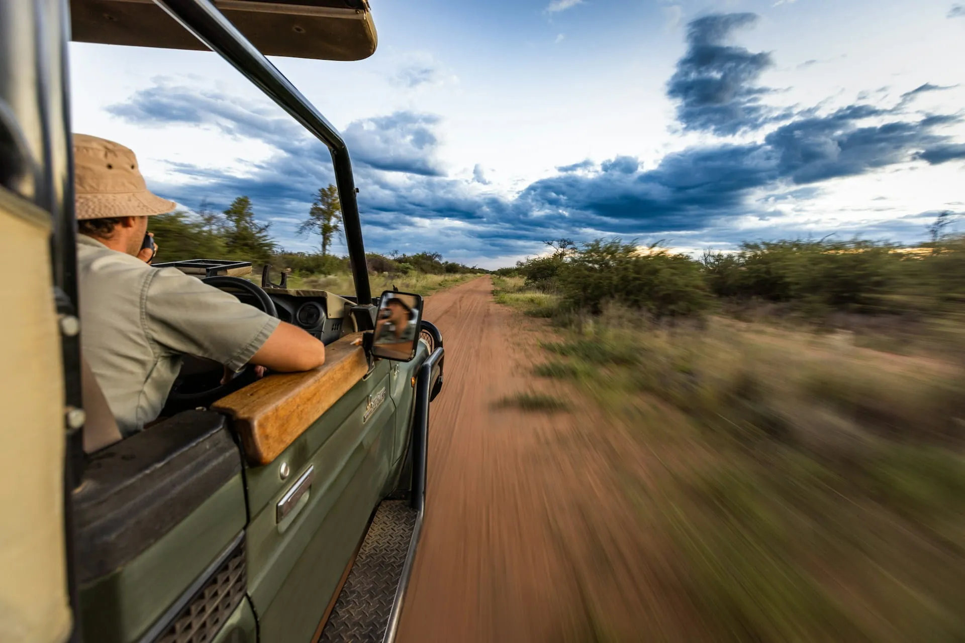 A game drive from a Garden Route safari lodge, South Africa