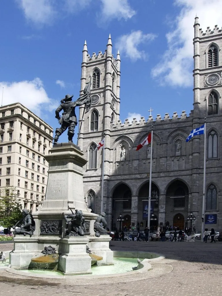 montreal, notre dam, church, cathedral, canada, building, city, statue, montreal, montreal, montreal, montreal, montreal