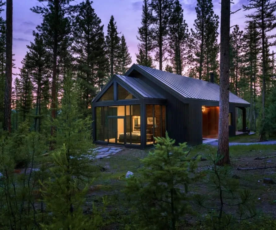 Paws Up resort luxury glamping accommodation Montana
